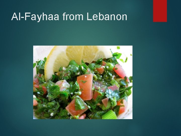 Al-Fayhaa from Lebanon 
