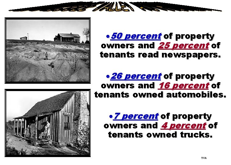 · 50 percent of property owners and 25 percent of tenants read newspapers. ·