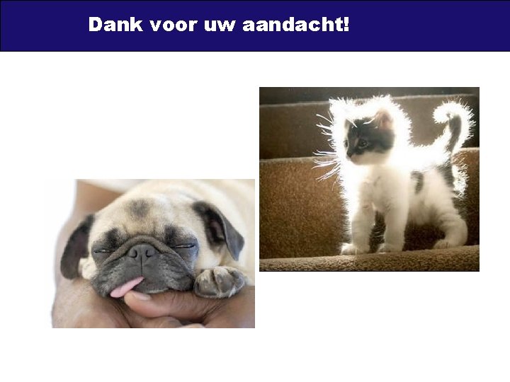 Dank voor uw aandacht! 