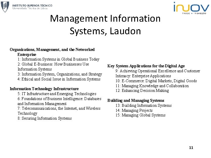 Management Information Systems, Laudon Organizations, Management, and the Networked Enterprise 1: Information Systems in