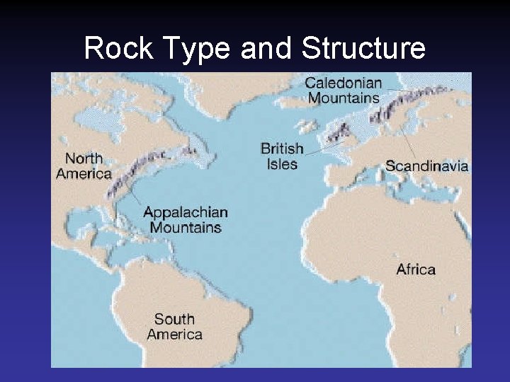 Rock Type and Structure Rock Type and Structure