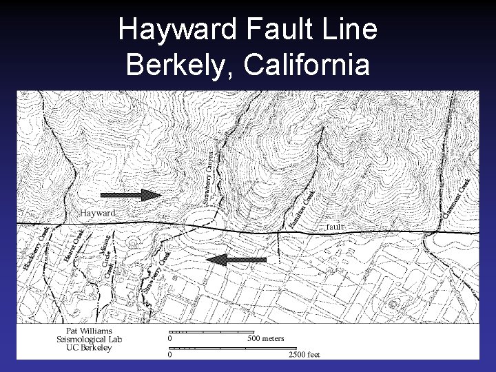 Hayward Fault Line Berkely, California Hayward Fault Line Berkely, California