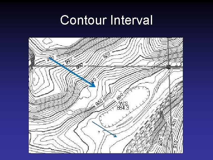 Contour Interval Contour Interval