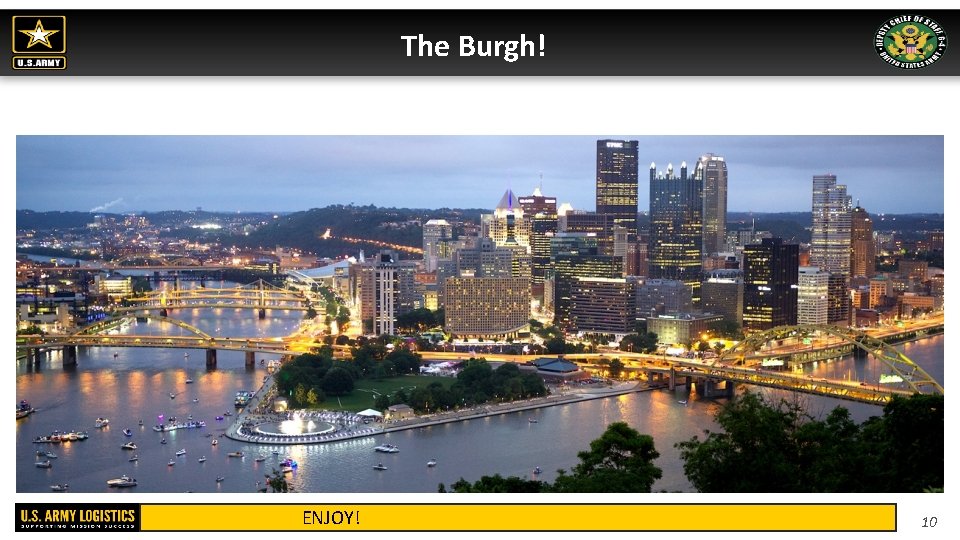 The Burgh! ENJOY! 10 