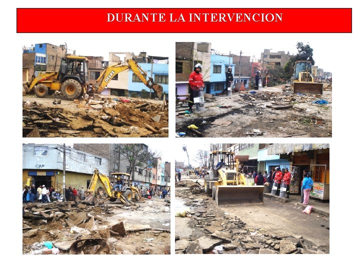 DURANTE LA INTERVENCION 