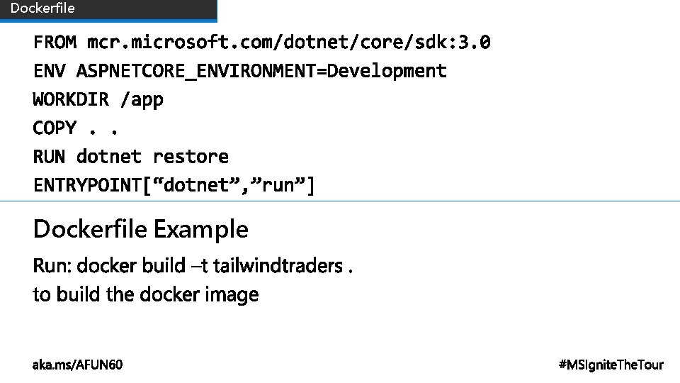 Dockerfile Example 