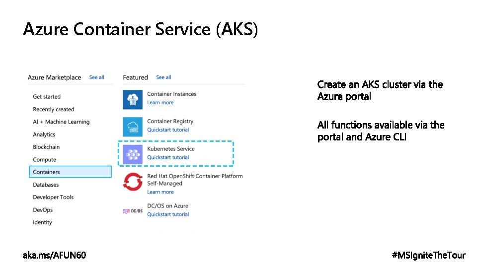 Azure Container Service (AKS) 