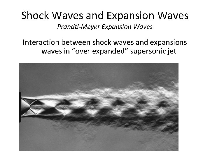 Shock Waves and Expansion Waves Prandtl-Meyer Expansion Waves Interaction between shock waves and expansions