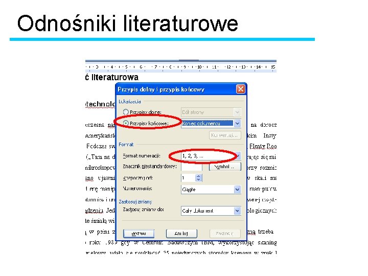 Odnośniki literaturowe 