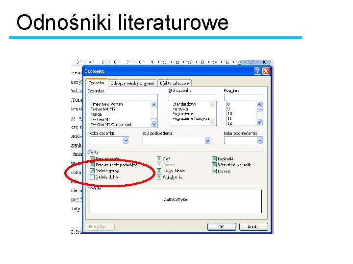 Odnośniki literaturowe 