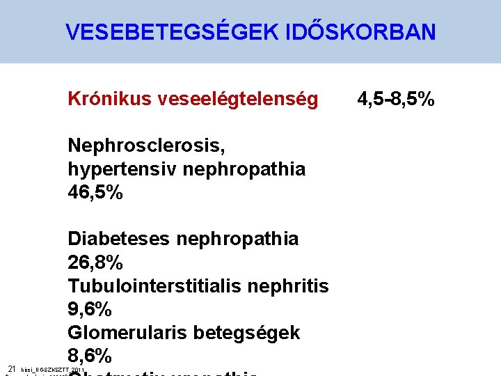 Hipertenzív, nem diabeteses nephropathia | helpinghand.hu