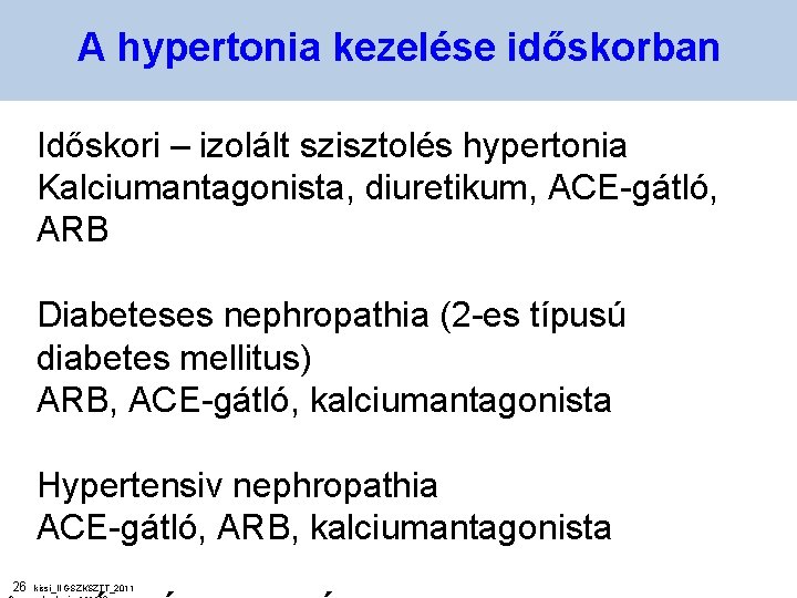 a hypertonia kezelése diabetes)