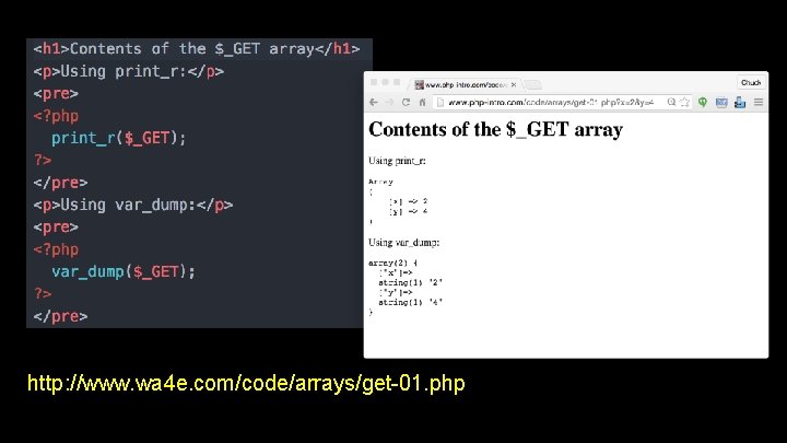 http: //www. wa 4 e. com/code/arrays/get-01. php 