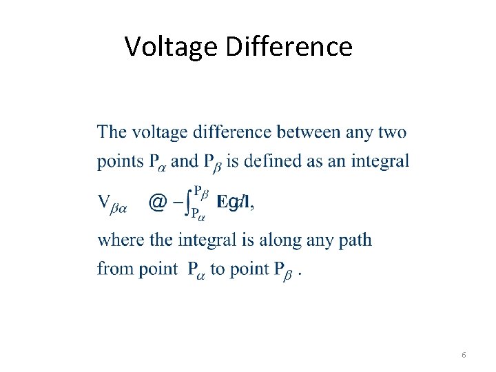 Voltage Difference 6 