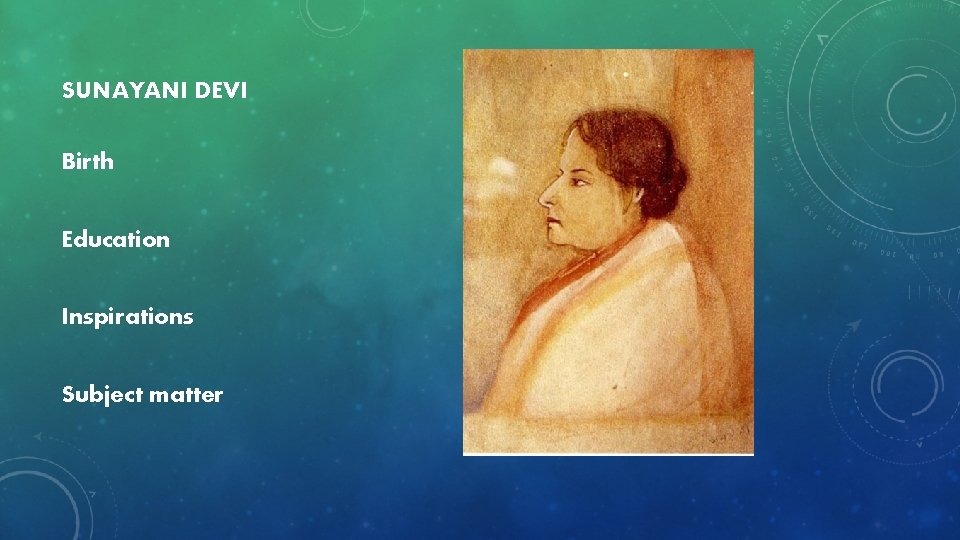 SUNAYANI DEVI Birth Education Inspirations Subject matter 