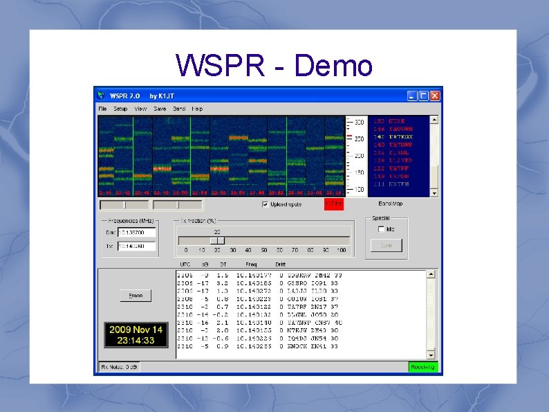 WSPR - Demo WSPR - Demo