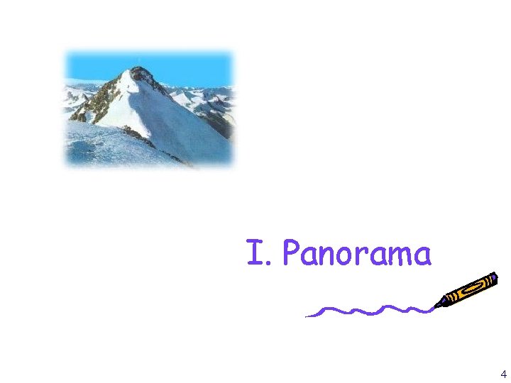 I. Panorama 4 