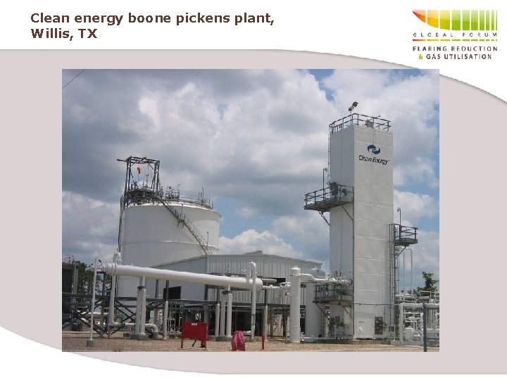 Clean energy boone pickens plant, Willis, TX 