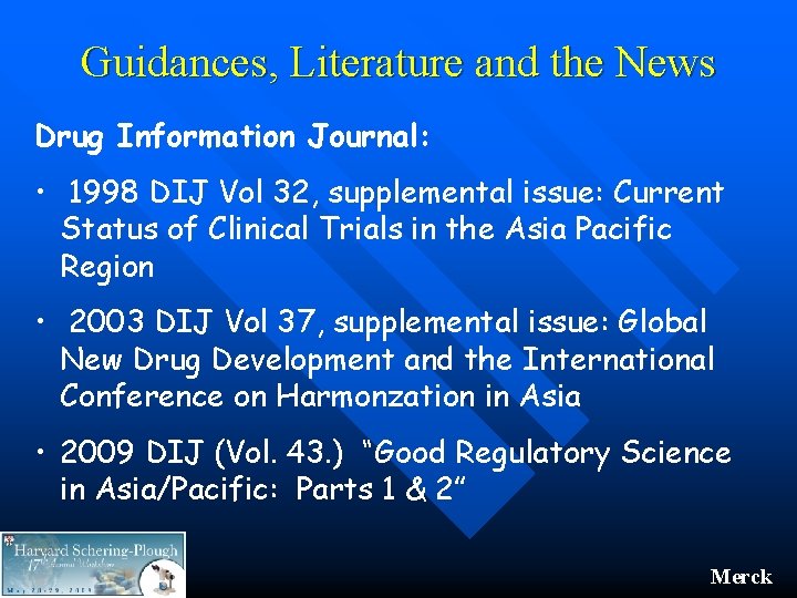 Guidances, Literature and the News Drug Information Journal: • 1998 DIJ Vol 32, supplemental Guidances, Literature and the News Drug Information Journal: • 1998 DIJ Vol 32, supplemental