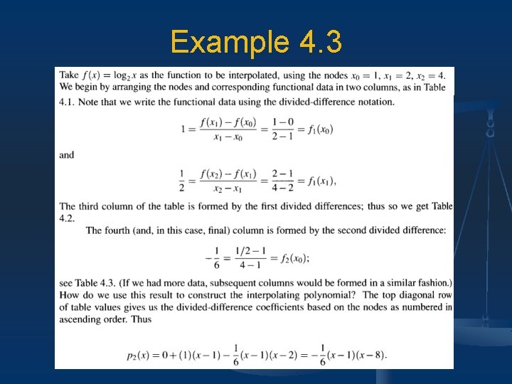 Example 4. 3 