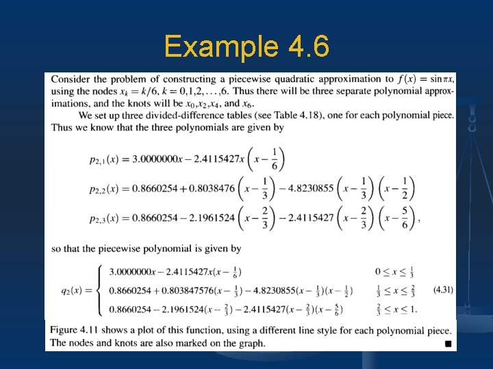 Example 4. 6 