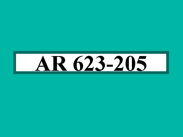 AR 623 -205 