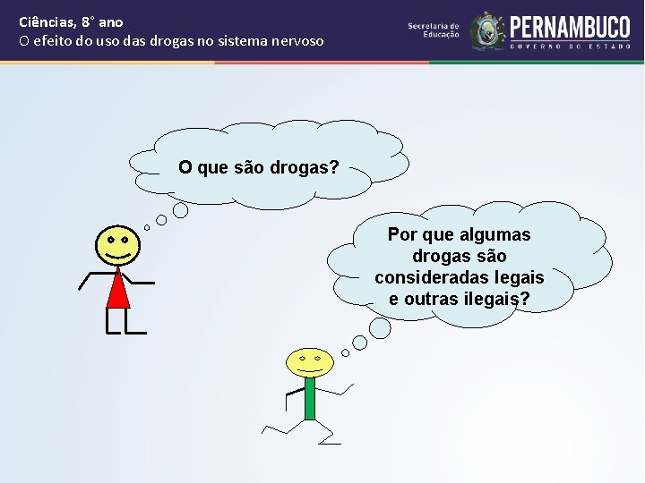 Ciências, 8° ano O efeito do uso das drogas no sistema nervoso O que