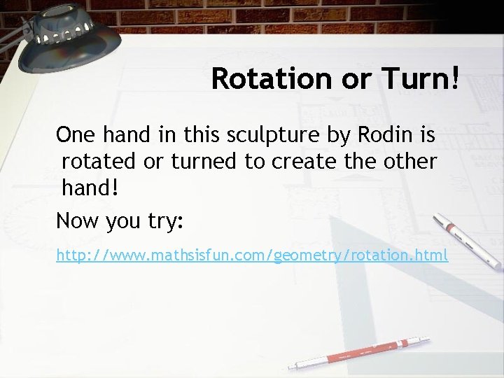 Rotation or Turn! One hand in this sculpture by Rodin is rotated or turned