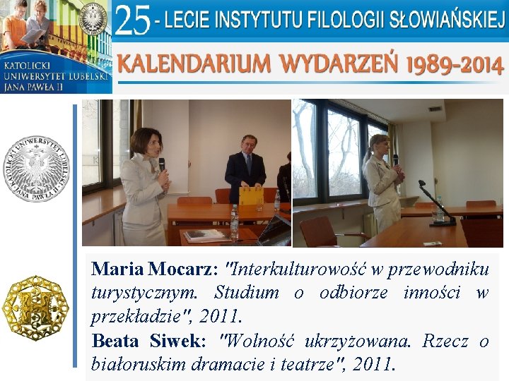 Maria Mocarz: "Interkulturowość w przewodniku turystycznym. Studium o odbiorze inności w przekładzie", 2011. Beata