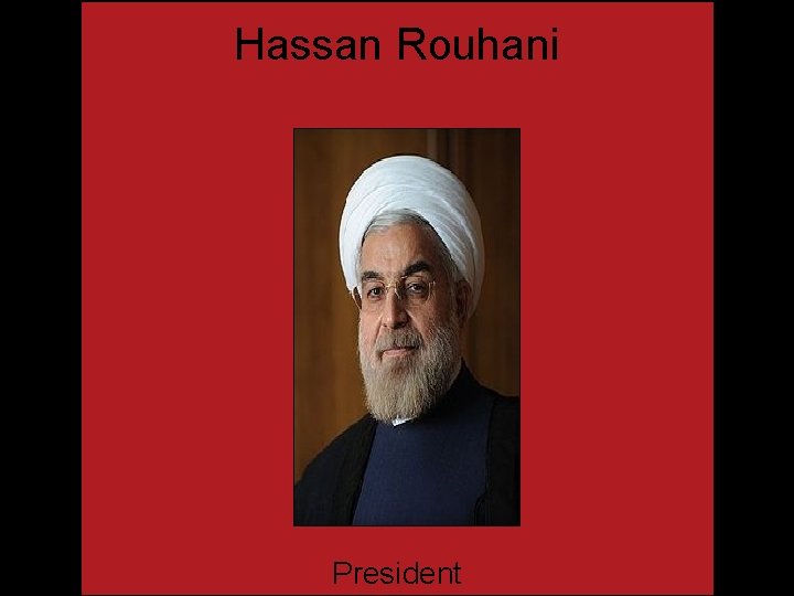 Hassan Rouhani President 