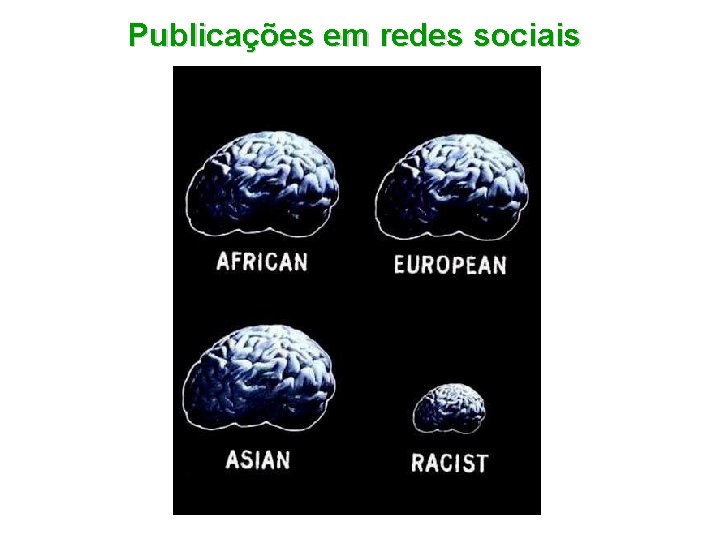 Publicações em redes sociais 