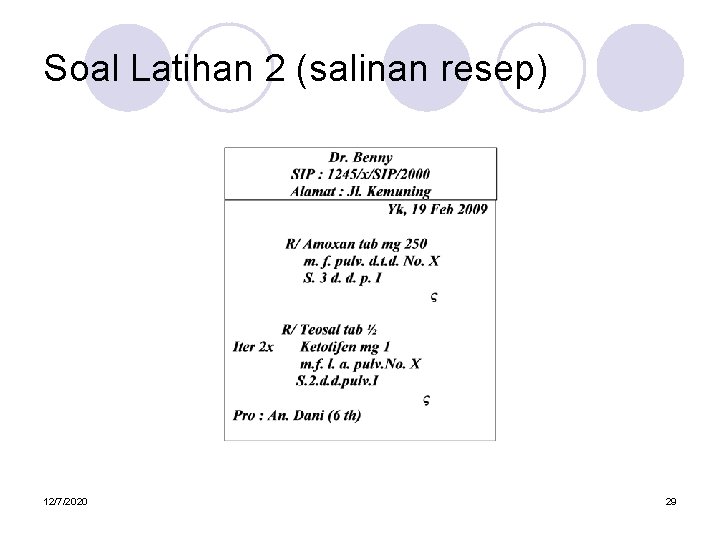 Soal Latihan 2 (salinan resep) 12/7/2020 29 