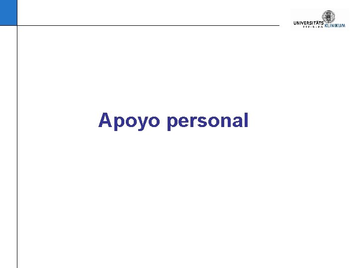 Apoyo personal 