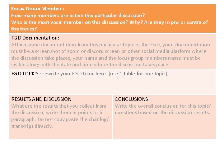 Focus Group Member : How many members are active this particular discussion? Who is Focus Group Member : How many members are active this particular discussion? Who is