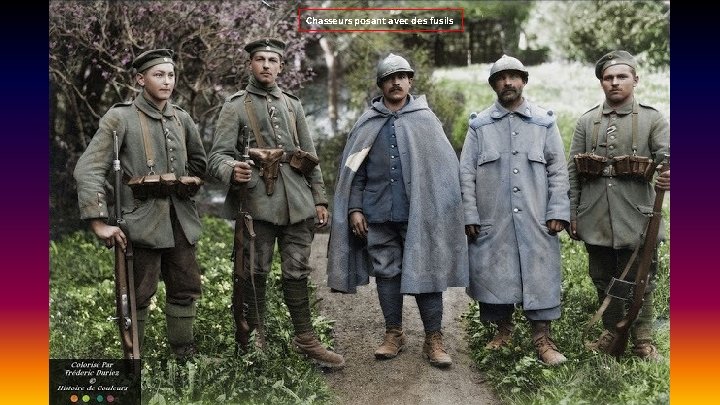 Chasseurs posant avec des fusils 