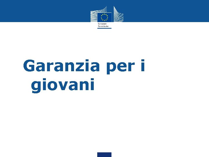 Garanzia per i giovani 