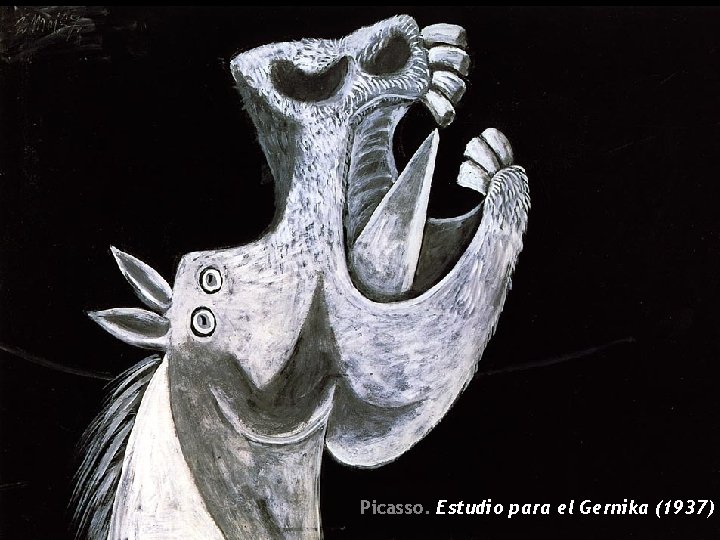 Picasso. Estudio para el Gernika (1937) 