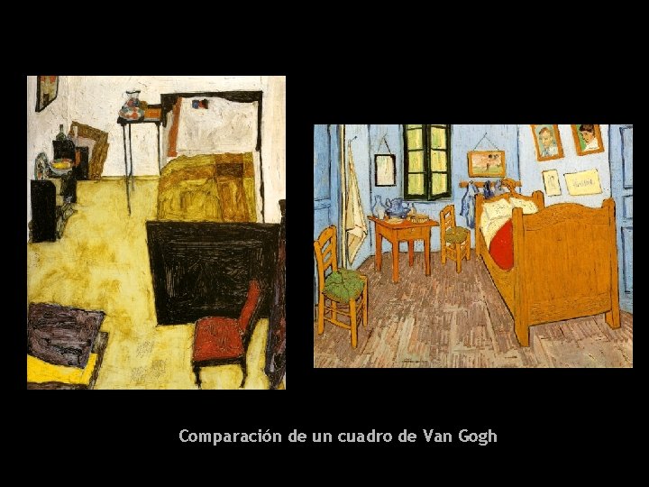 Comparación de un cuadro de Van Gogh 