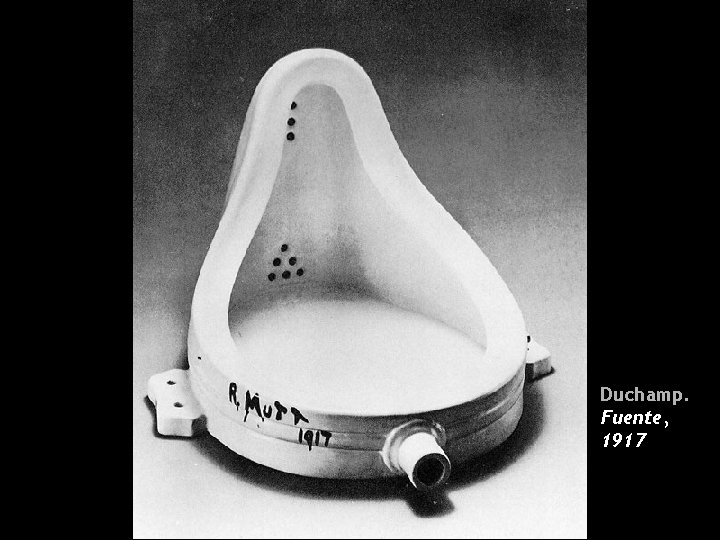 Duchamp. Fuente, 1917 