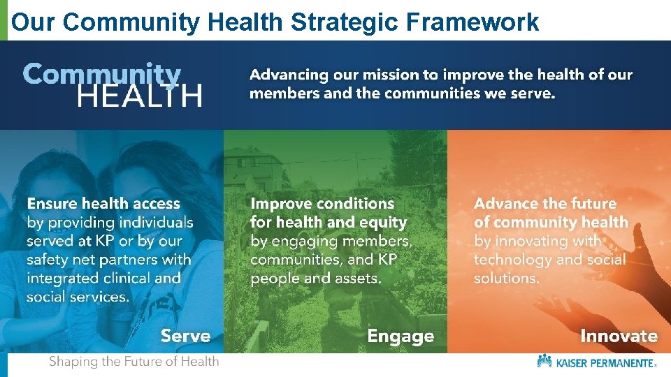 Our Community Health Strategic Framework 