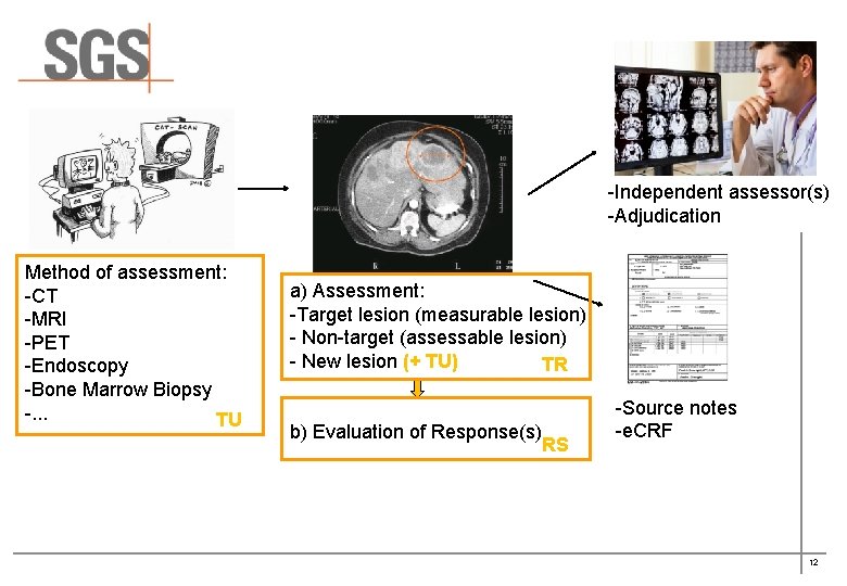 -Independent assessor(s) -Adjudication Method of assessment: -CT -MRI -PET -Endoscopy -Bone Marrow Biopsy -.