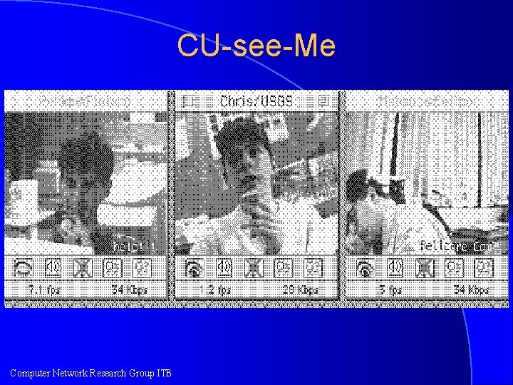 CU-see-Me Computer Network Research Group ITB 