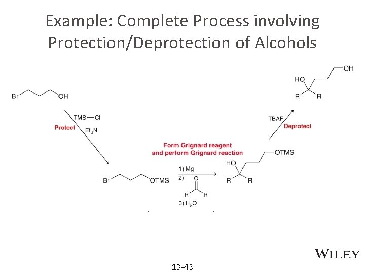 Example: Complete Process involving Protection/Deprotection of Alcohols • Practice with conceptual checkpoint 13. 18