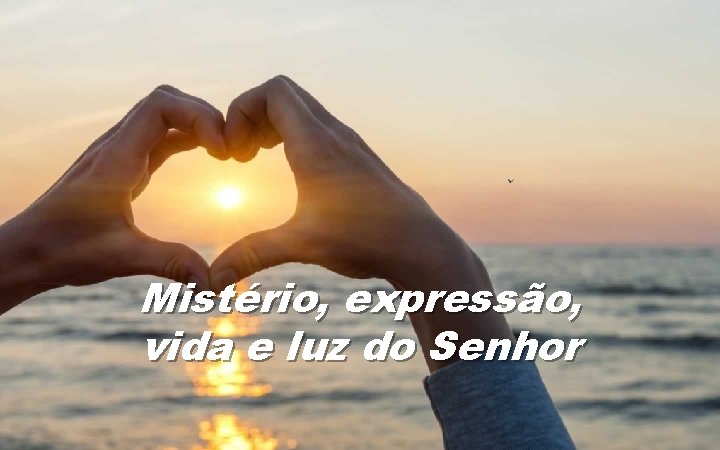Mistério, expressão, vida e luz do Senhor 