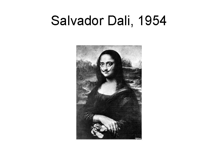 Salvador Dali, 1954 