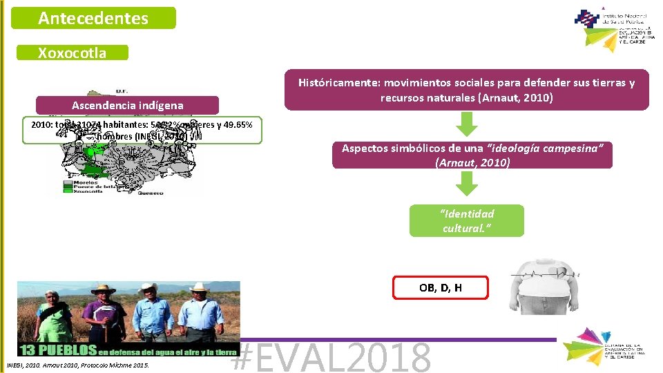 Antecedentes Xoxocotla Históricamente: movimientos sociales para defender sus tierras y recursos naturales (Arnaut, 2010)