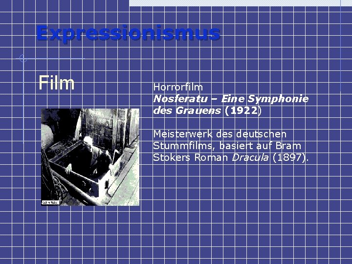Expressionismus Film Horrorfilm Nosferatu – Eine Symphonie des Grauens (1922) Meisterwerk des deutschen Stummfilms,