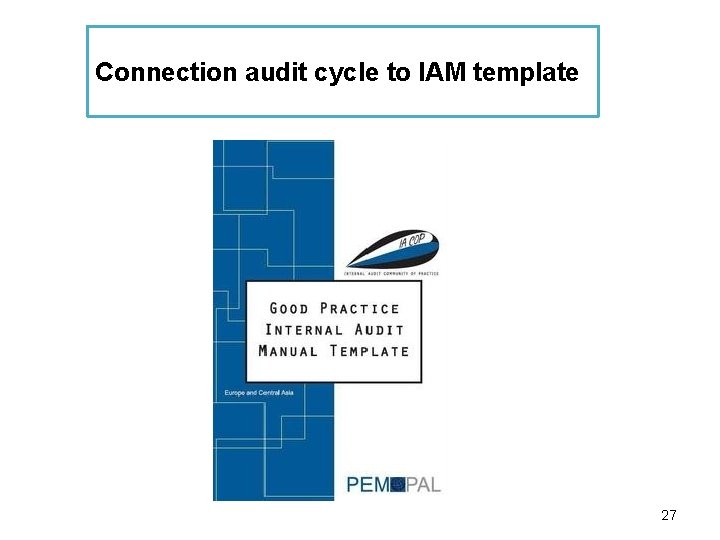 Connection audit cycle to IAM template 27 