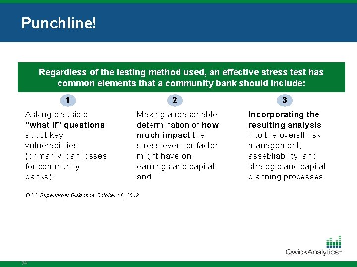 Punchline! Regardless of the testing method used, an effective stress test has common elements