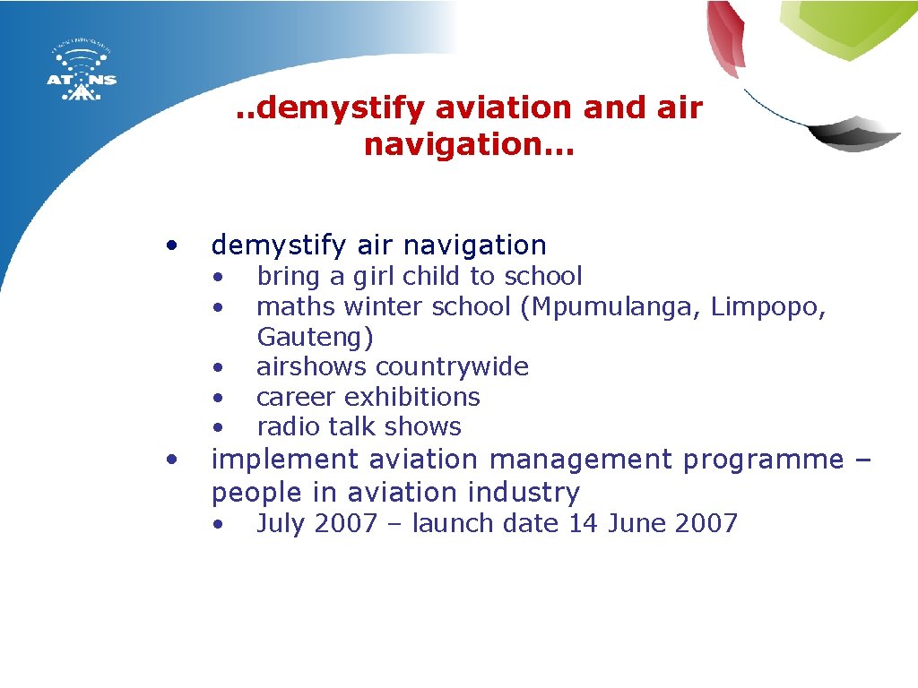 . . demystify aviation and air navigation… • • demystify air navigation • •